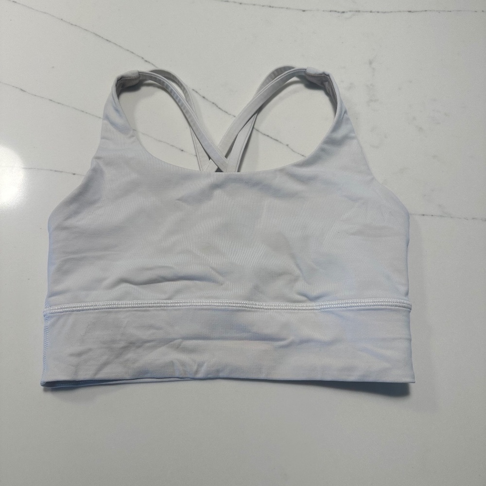 Lululemon Energy Longline Bra - White - Size 4